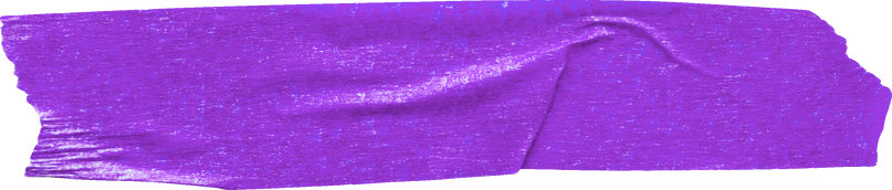 Purple tape piece